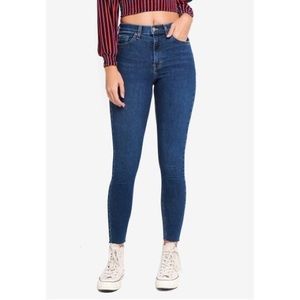 Topshop Highwaisted Jamie Moto Jeans